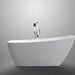 Albi 67 inch Freestanding Bathtub in White Bathtub Bellaterra Home 