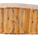 ALFI brand AB1103 59 Inch Free Standing Cedar Wood Bathtub with Bench Bathtub ALFI Brand 