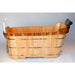 ALFI brand AB1148 59'' Free Standing Wooden Bathtub with Tub Filler Bathtub ALFI Brand 