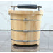 ALFI brand AB1163 61'' Free Standing Wooden BathTub with Headrest Bathtub ALFI Brand 