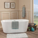 Altair - Cielo 59" x 30" Freestanding Soaking Acrylic Bathtub Bathtub Altair 