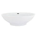 Altair - Elbow 67" x 32" Flatbottom Freestanding Acrylic Soaking Bathtub in Glossy White with Drain and Overflow Bathtub Altair 
