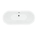 Altair - Kerta 67" x 29" Acrylic Clawfoot Soaking Bathtub in Glossy White with Matte Black Drain and Overflow Bathtub Altair 