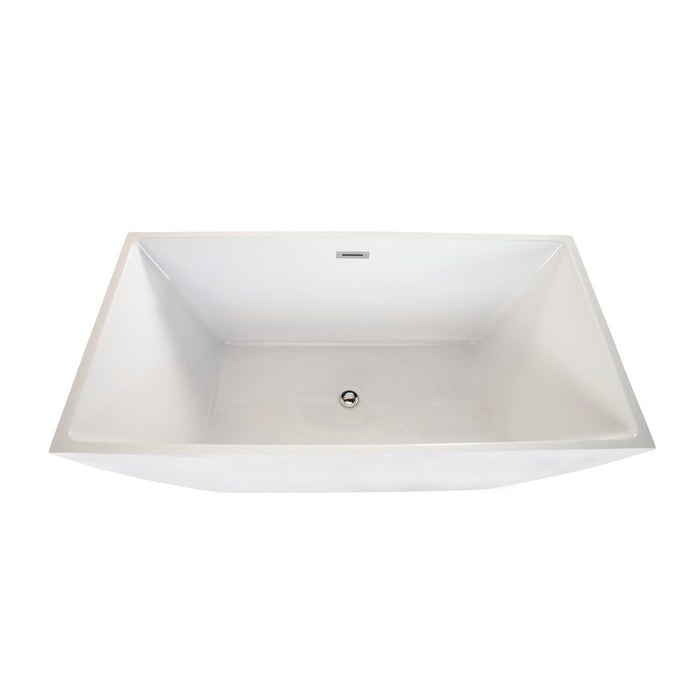 Altair - Montague 59" x 30" Freestanding Soaking Acrylic Bathtub Bathtub Altair 