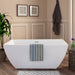 Altair - Montague 59" x 30" Freestanding Soaking Acrylic Bathtub Bathtub Altair 