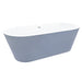 Altair - Szany 67" x 32" Flatbottom Freestanding Acrylic Soaking Bathtub in Glossy Gray with Drain and Overflow Bathtub Altair 