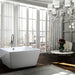 Bologna 47 inch Freestanding Bathtub in Glossy White Bathtub Bellaterra Home 