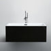 Brindisi 59 inch Freestanding Bathtub in Glossy Black Bathtub Bellaterra Home 