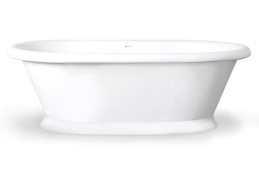 Deco 66" x 39" Freestanding Soaking Solid Surface Bathtub Bathtub Clarke Products 