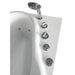 EAGO AM175-L 57'' White Acrylic Jetted Whirlpool Bathtub W/ Fixtures Bathtub EAGO 