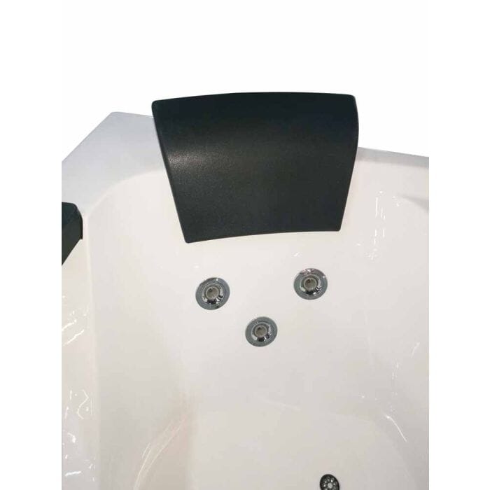 EAGO AM198ETL-R 5 ft Clear Rounded Right Corner Acrylic Whirlpool Bathtub Bathtub EAGO 