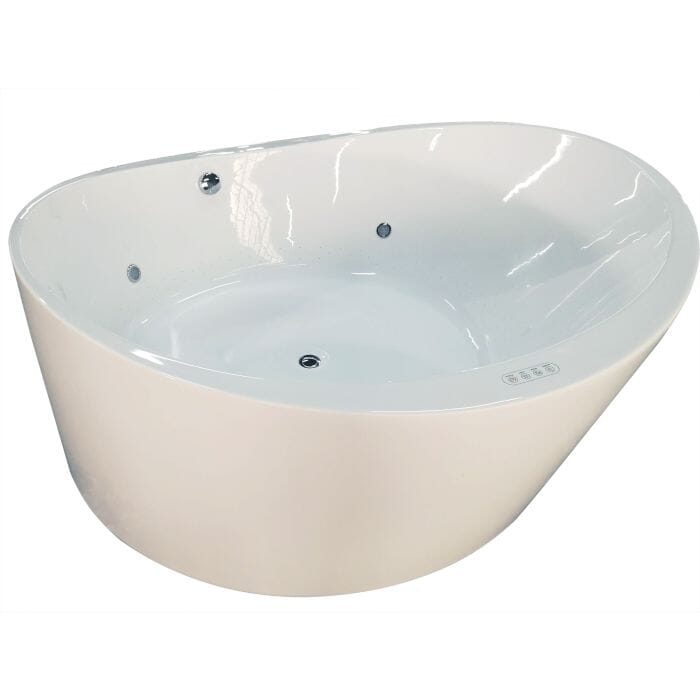 EAGO AM2130 66" Round Free Standing Acrylic Air Bubble Bathtub Bathtub EAGO 