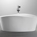 Grasse 67 inch Freestanding Bathtub in White Bathtub Bellaterra Home 