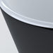 Kube Ovale 59'' Freestanding Bathtub - BLACK Freestanding KubeBath 