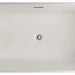 Kube Ovale 67'' White Free Standing Bathtub Freestanding KubeBath 