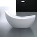 Kube Salto 67" Free Standing Bathtub -MATTE WHITE Freestanding KubeBath 