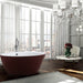 Prato 59 inch Freestanding Bathtub in Glossy Red Bathtub Bellaterra Home 