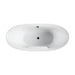 Salerno 68 inch Freestanding Bathtub in Glossy White Bathtub Bellaterra Home 