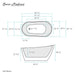 Sublime 60" Single Slipper Freestanding Bathtub Bathtub Swiss Madison 