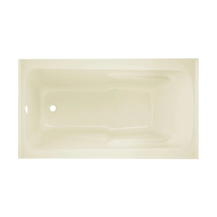 Voltaire 54" X 30" Left-Hand Drain Alcove Bathtub with Apron in Bisque Bathtub Swiss Madison 